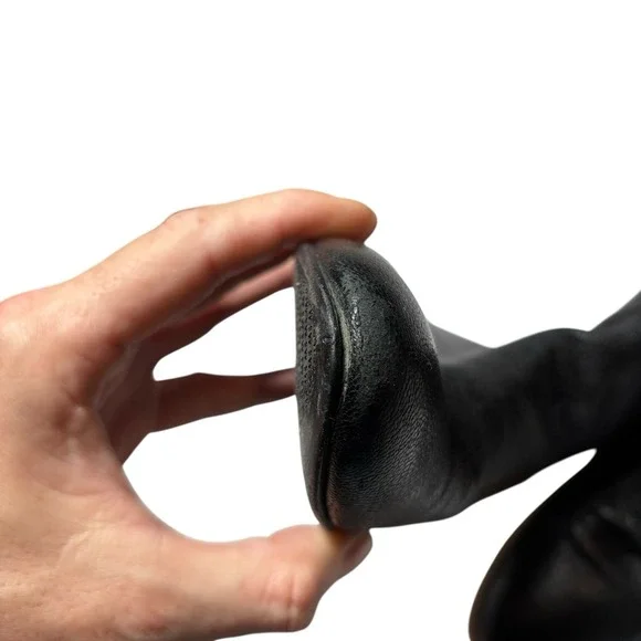 STUART WEITZMAN‎ Womens Black Pebbled Leather Ankle Boots Size 8 Back Zip - Picture 5 of 14